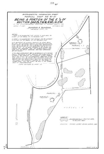 Click to see Parcel Map Book 18, pg. 133 (1992) of Nevada County Recorders Parcel Maps Book 18