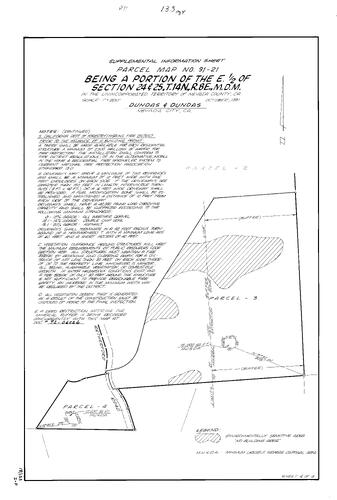 Click to see Parcel Map Book 18, pg. 133 (1992) of Nevada County Recorders Parcel Maps Book 18