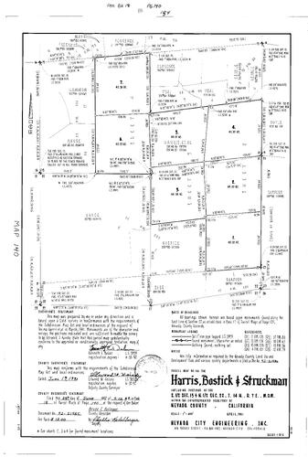 Click to see Parcel Map Book 18, pg. 140 (1992) of Nevada County Recorders Parcel Maps Book 18