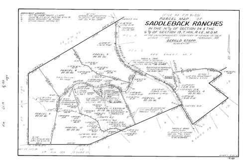 Click to see Parcel Map Book 18, pg. 152 (1992) of Nevada County Recorders Parcel Maps Book 18