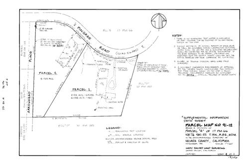 Click to see Parcel Map Book 18, pg. 156 (1992) of Nevada County Recorders Parcel Maps Book 18