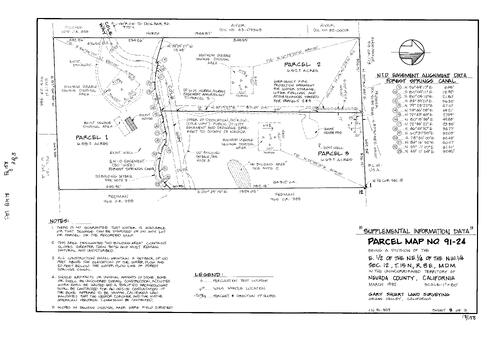 Click to see Parcel Map Book 18, pg. 158 (1992) of Nevada County Recorders Parcel Maps Book 18
