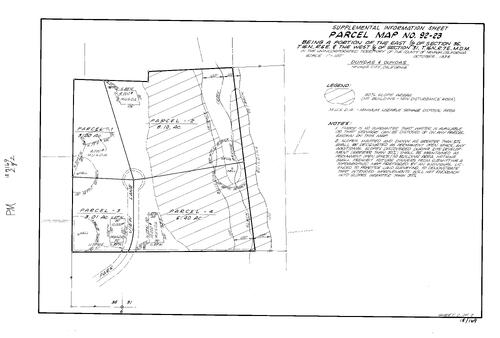 Click to see Parcel Map Book 18, pg. 169 (1993) of Nevada County Recorders Parcel Maps Book 18