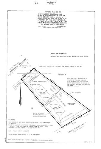 Click to see Parcel Map Book 18, pg. 177 (1993) of Nevada County Recorders Parcel Maps Book 18