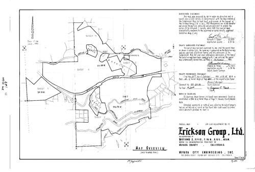 Click to see Parcel Map Book 18, pg. 201 (1993) of Nevada County Recorders Parcel Maps Book 18
