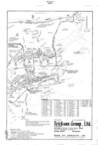 Click to see Parcel Map Book 18, pg. 201 (1993) of Nevada County Recorders Parcel Maps Book 18