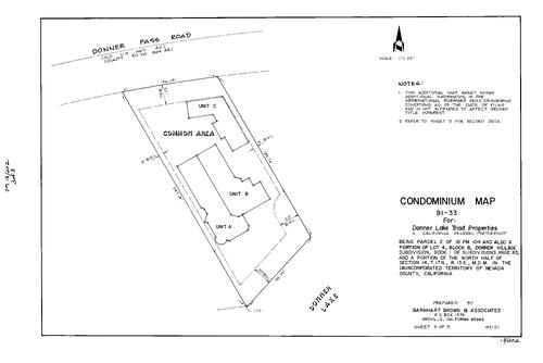 Click to see Parcel Map Book 18, pg. 202 (1993) of Nevada County Recorders Parcel Maps Book 18