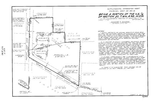 Click to see Parcel Map Book 18, pg. 206 (1993) of Nevada County Recorders Parcel Maps Book 18