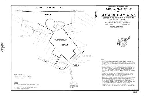 Click to see Parcel Map Book 18, pg. 207 (1993) of Nevada County Recorders Parcel Maps Book 18