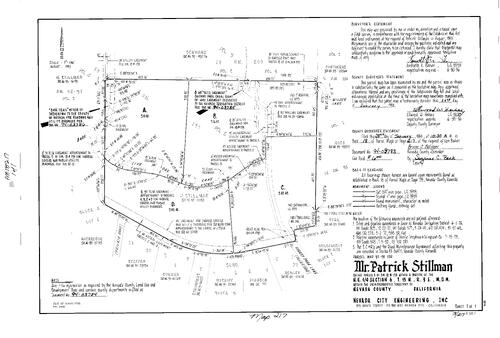 Click to see Parcel Map Book 18, pg. 217 (1994) of Nevada County Recorders Parcel Maps Book 18
