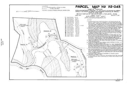 Click to see Parcel Map Book 18, pg. 218 (1994) of Nevada County Recorders Parcel Maps Book 18
