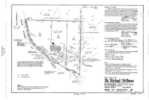 Click to see Parcel Map Book 18, pg. 220 (1994) of Nevada County Recorders Parcel Maps Book 18