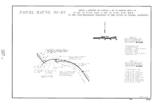 Click to see Parcel Map Book 18, pg. 224 (1994) of Nevada County Recorders Parcel Maps Book 18
