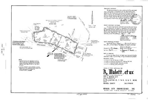 Click to see Parcel Map Book 18, pg. 226 (1994) of Nevada County Recorders Parcel Maps Book 18