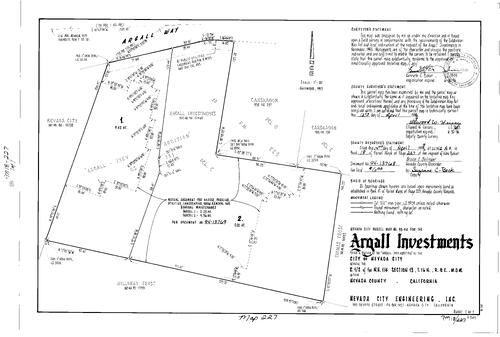 Click to see Parcel Map Book 18, pg. 227 (1994) of Nevada County Recorders Parcel Maps Book 18