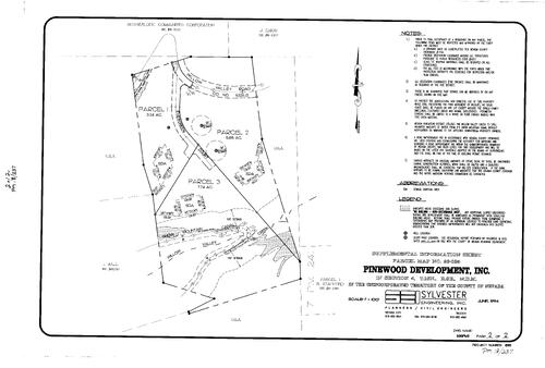 Click to see Parcel Map Book 18, pg. 237 (1994) of Nevada County Recorders Parcel Maps Book 18