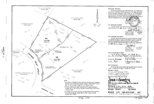 Click to see Parcel Map Book 18, pg. 240 (1994) of Nevada County Recorders Parcel Maps Book 18
