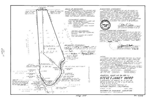 Click to see Parcel Map Book 18, pg. 248 (1994) of Nevada County Recorders Parcel Maps Book 18