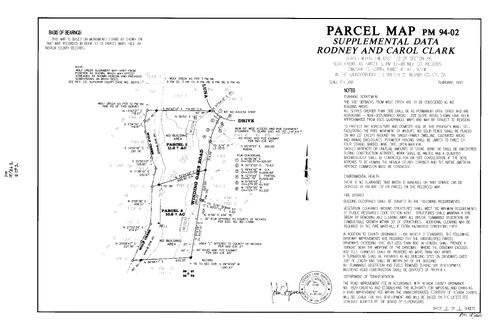 Click to see Parcel Map Book 18, pg. 262 (1995) of Nevada County Recorders Parcel Maps Book 18