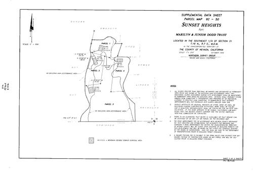 Click to see Parcel Map Book 18, pg. 268 (1995) of Nevada County Recorders Parcel Maps Book 18