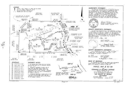 Click to see Parcel Map Book 18, pg. 271 (1995) of Nevada County Recorders Parcel Maps Book 18