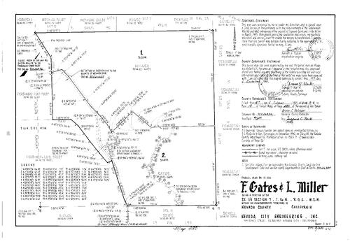 Click to see Parcel Map Book 18, pg. 280 (1995) of Nevada County Recorders Parcel Maps Book 18