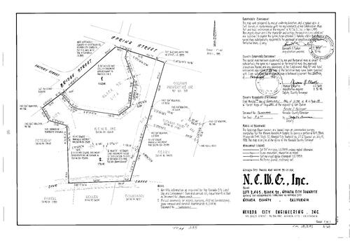 Click to see Parcel Map Book 18, pg. 295 (1996) of Nevada County Recorders Parcel Maps Book 18