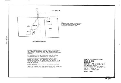 Click to see Parcel Map Book 18, pg. 314 (1996) of Nevada County Recorders Parcel Maps Book 18