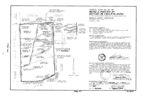 Click to see Parcel Map Book 18, pg. 317 (1996) of Nevada County Recorders Parcel Maps Book 18