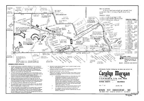 Click to see Parcel Map Book 18, pg. 321 (1997) of Nevada County Recorders Parcel Maps Book 18