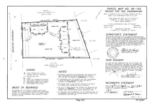 Click to see Parcel Map Book 18, pg. 324 (1997) of Nevada County Recorders Parcel Maps Book 18