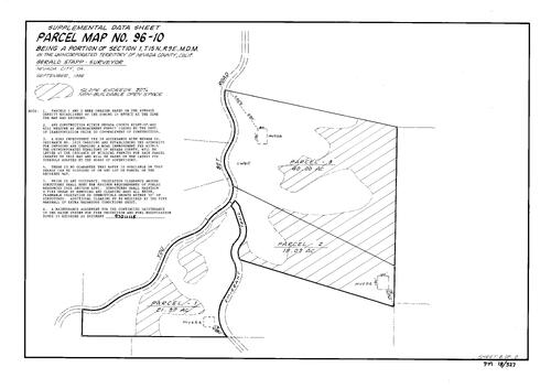 Click to see Parcel Map Book 18, pg. 327 (1997) of Nevada County Recorders Parcel Maps Book 18