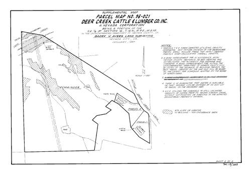 Click to see Parcel Map Book 18, pg. 329 (1997) of Nevada County Recorders Parcel Maps Book 18