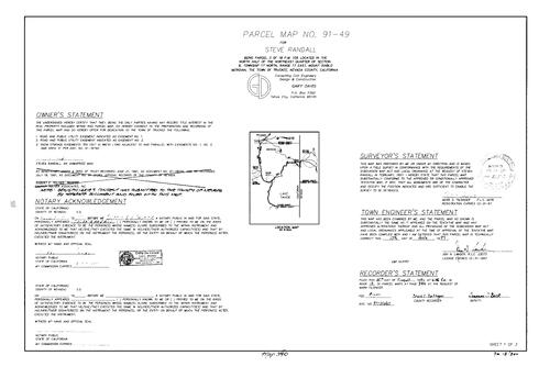 Click to see Parcel Map Book 18, pg. 340 (1997) of Nevada County Recorders Parcel Maps Book 18