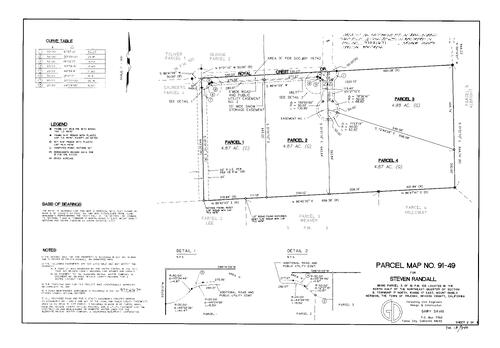 Click to see Parcel Map Book 18, pg. 340 (1997) of Nevada County Recorders Parcel Maps Book 18