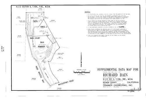 Click to see Parcel Map Book 18, pg. 348 (1997) of Nevada County Recorders Parcel Maps Book 18