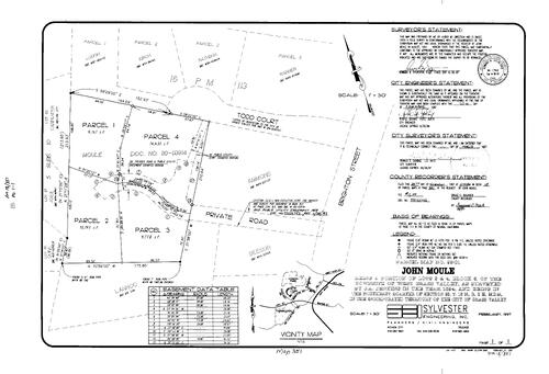 Click to see Parcel Map Book 18, pg. 351 (1997) of Nevada County Recorders Parcel Maps Book 18