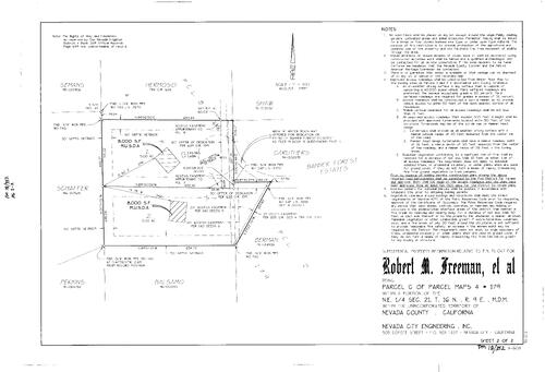 Click to see Parcel Map Book 18, pg. 352 (1997) of Nevada County Recorders Parcel Maps Book 18