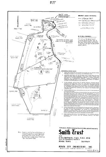 Click to see Parcel Map Book 18, pg. 354 (1997) of Nevada County Recorders Parcel Maps Book 18