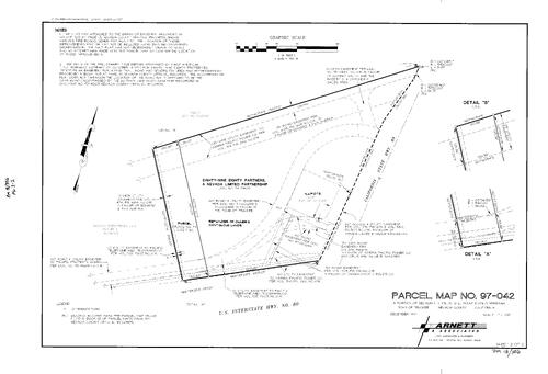 Click to see Parcel Map Book 18, pg. 356 (1997) of Nevada County Recorders Parcel Maps Book 18