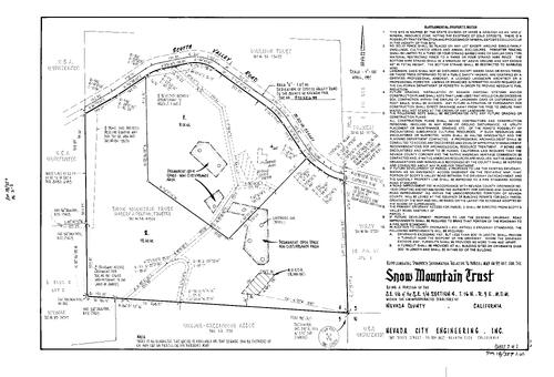 Click to see Parcel Map Book 18, pg. 357 (1997) of Nevada County Recorders Parcel Maps Book 18