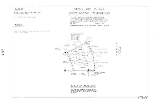 Click to see Parcel Map Book 18, pg. 358 (1997) of Nevada County Recorders Parcel Maps Book 18