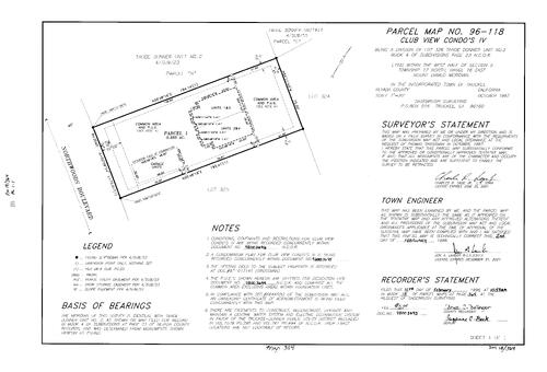 Click to see Parcel Map Book 18, pg. 364 (1998) of Nevada County Recorders Parcel Maps Book 18
