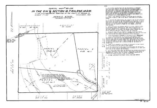 Click to see Parcel Map Book 18, pg. 376 (1998) of Nevada County Recorders Parcel Maps Book 18