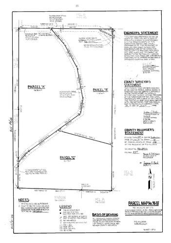 Click to see Parcel Map Book 18, pg. 378 (1998) of Nevada County Recorders Parcel Maps Book 18