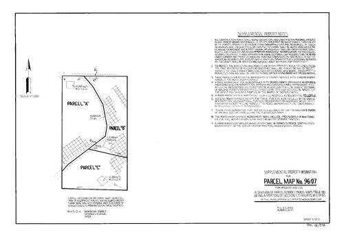 Click to see Parcel Map Book 18, pg. 378 (1998) of Nevada County Recorders Parcel Maps Book 18