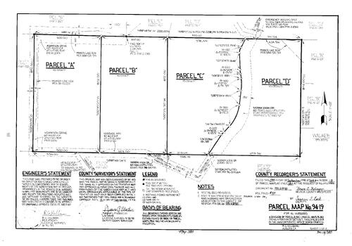 Click to see Parcel Map Book 18, pg. 380 (1998) of Nevada County Recorders Parcel Maps Book 18