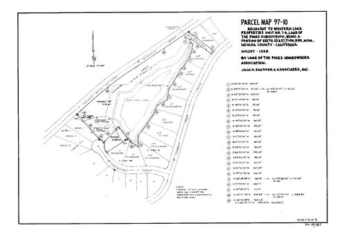 Click to see Parcel Map Book 18, pg. 387 (1998) of Nevada County Recorders Parcel Maps Book 18