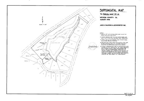 Click to see Parcel Map Book 18, pg. 387 (1998) of Nevada County Recorders Parcel Maps Book 18