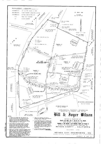 Click to see Parcel Map Book 18, pg. 392 (1998) of Nevada County Recorders Parcel Maps Book 18